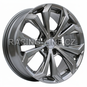 Alu kola Racing Line Y1133, 18x7 5x114.3 ET35, titanová metalíza