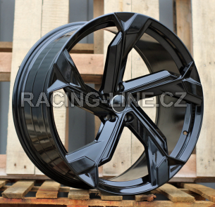 Alu kola Racing Line Y1201, 22x9.5 5x112 ET26, černá lesklá (zátěžová)