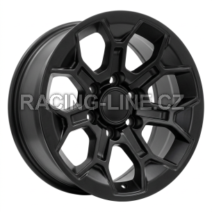 Alu kola Racing Line Y1203, 17x8 6x139.7 ET5, černá matná (zátěžová)