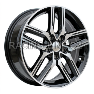Alu kola Racing Line Y1227, 17x6.5 5x114.3 ET50, černá + leštění
