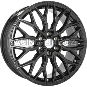 Alu kola Racing Line YF0412, 19x8 6x120 ET48, černá lesklá (zátěžová)