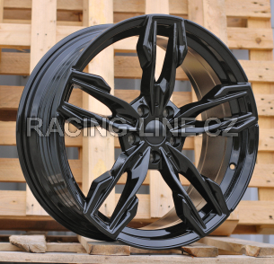 Alu kola Racing Line YF5718, 19x7.5 5x112 ET32, černá lesklá