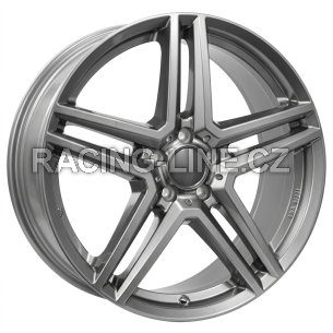 Alu kola RIAL M10, 19x8.5 5x112 ET35, šedivá lesklá