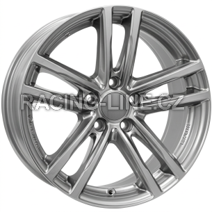 Alu kola RIAL X10, 19x8 5x112 ET57, šedivá lesklá