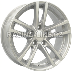 Alu kola RIAL X10, 19x8 5x112 ET57, stříbrná