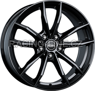Alu kola RIAL X12, 18x8 5x112 ET30, černá lesklá (zátěžová)