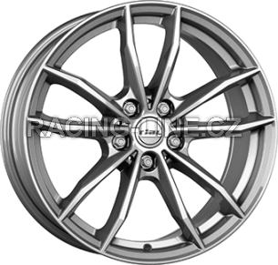 Alu kola RIAL X12, 19x8 5x112 ET30, šedivá lesklá (zátěžová)