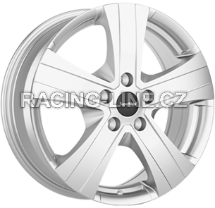 Alu kola SUPER METAL HAMMER, 16x6.5 5x120 ET60, stříbrná (zátěžová)