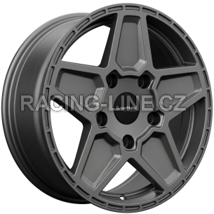 Alu kola SUPER METAL ROCKET, 18x8 5x160 ET45, šedivá matná (zátěžová)