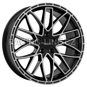 Alu kola SUPER METAL VANE, 20x8 5x160 ET50, černá lesklá + leštění (zátěžová)