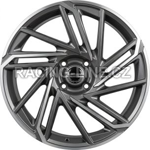 Alu kola TecnoMagnesio EPOWER, 17x7 4x108 ET30, šedivá + leštění