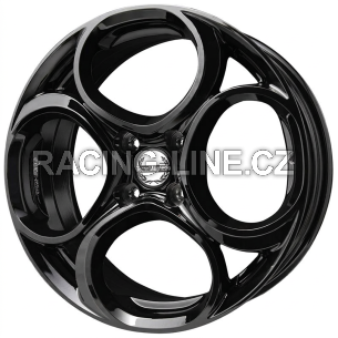 Alu kola TecnoMagnesio JUNIOR 4, 17x6.5 4x108 ET32, černá lesklá