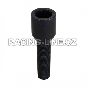 Speciální šrouby na kola M12x1,25x40mm s vnitřní hvězdicí, černé, kužel